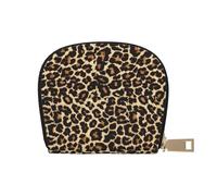 YWSOTRE Disegno leopardato, Custodia per carte in pelle PU Elegante porta carte di credito Porta carte di credito