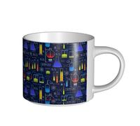 YWSOTRE Esperimento di chimica, Tazza in ceramica di grande capacità, tazza da tè, tazza da caffè 450 ml