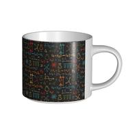 YWSOTRE Esperimento didattico sulle equazioni chimiche, Tazza in ceramica di grande capacità, tazza da tè, tazza da caffè 450 ml