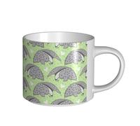 YWSOTRE Formichiere carino, Tazza in ceramica di grande capacità, tazza da tè, tazza da caffè 450 ml
