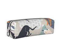 YWSOTRE Levrieri carini, Astuccio per matite Astuccio per penne Astuccio per matite in pelle portatile con astuccio cosmetico con cerniera