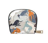 YWSOTRE Levrieri carini, Custodia per carte in pelle PU Elegante porta carte di credito Porta carte di credito