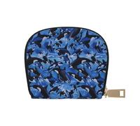 YWSOTRE Orche Orche Mare, Custodia per carte in pelle PU Elegante porta carte di credito Porta carte di credito