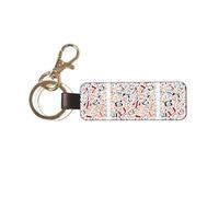 YWSOTRE Polvere creativa dell'alfabeto ebraico, Portachiavi in pelle PU, portachiavi con anello portachiavi, organizer, 1 pz