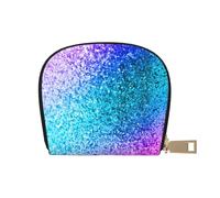 YWSOTRE Punto paillettes glitterate, Custodia per carte in pelle PU Elegante porta carte di credito Porta carte di credito