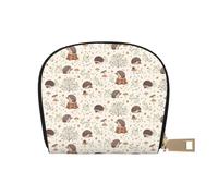YWSOTRE Riccio del prato, Custodia per carte in pelle PU Elegante porta carte di credito Porta carte di credito