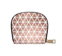 YWSOTRE Sfondi modello oro rosa, Custodia per carte in pelle PU Elegante porta carte di credito Porta carte di credito