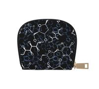 YWSOTRE Simboli di chimica chimica, Custodia per carte in pelle PU Elegante porta carte di credito Porta carte di credito