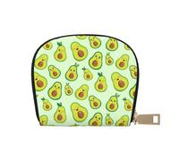 YWSOTRE Simpatico avocado stampato, Custodia per carte in pelle PU Elegante porta carte di credito Porta carte di credito