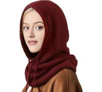 YWTAENOH Cappelli invernali per donne Sciarpa con cappuccio calda Cappello invernale Berretti Balaclava Berretto in maglia Calotta con cordoncino, Taglia unica