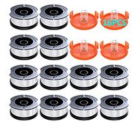 YWTESCH Replacement Trimmer Spool Line, 9,1 m 0,2 cm decespugliatori decespugliatore Linea Bobina di Ricambio per Black + Decker tagliabordi,13 Pezzi (Tappo per Bobina, 1 Trimmer 12,1 Spring)