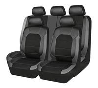 YWWNB Coprisedili Auto per Nissan Micra K14 2017-2023, 9 Pezzi Auto Set coprisedili Confortevole Anti Scivolo Auto Accessori,Grey1