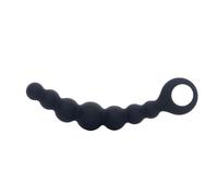 YWZAO Plug Anale Perline Silicone G15 (Nero - F)