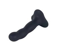 YWZAO Plug Anale Silicone Ventosa H02 (Nero - F)