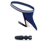 YWZAO Tappo Anale Mutande Perizoma Tasca Separata Per Il Pene Blu Maschio N29 (combinazione A, 28-32)
