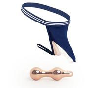 YWZAO Tappo Anale Mutande Perizoma Tasca Separata Per Il Pene Blu Maschio N29 (combinazione F, 28-32)