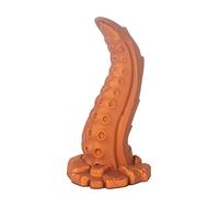 YWZAO Tappo Anale Tentacolo Silicone Liquido Morbido Ventosa G74（dorato/grande）