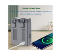 YX for 4 Pro Battery Charger Hub Two Ways Quick Charging Case Portable Charger Station Accessories