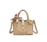 YXADGML 1 Set Fai da Te Borsa a Mano Cucita con Cucito Handel Materiale for Cucire a Accessori in Pelle pu(Khaki Material)