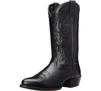 YXADGML Camperos Texani Donna Stivali Comodi Stivali in Pelle Stivali da Uomo Fino al Ginocchio Stivali da Uomo Stivali da Lavoro Casual for Uomo Taglia Forte 46(Black,44)
