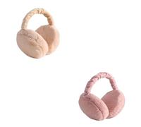 YXADGML Paraorecchie Donna Paraorecchie Invernali Caldi Da 1/2/4 Pezzi For Donne E Uomini, In Tinta Unita, Protezione Dal Freddo Inverno(Color-02-2 pcs)