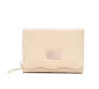 YXADGML Portafoglio Donna Borsa a tre pieghe corta con cerniera multi-carta PU morbida, grande capacità, pieghevole for donna, può espandere la strada popolare(Khaki)
