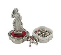 YXBZKGDCNG Rosario Deluxe Divina Misericordia con custodia decorativa