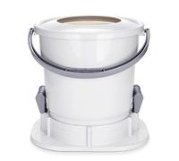 YXCKG Portatile Asciugatrice, Centrifuga Asciugatrice Manuale, Centrifuga da Campeggio per Vestiti, Salvaspazio, Asciugatrice A Mano per Vestiti da Campeggio (Color : White)