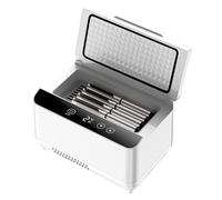 YXCMD Cooler Portatile per Insulina da Viaggio e Casa - Custodia Termica Silenziosa con Ricarica USB | Contiene 75 Ricariche/12 Penne | 2-8°C per Farmaci Diabetici
