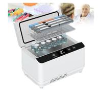 YXCMD Frigo Portatile per Insulina - Glaciere Medica da Viaggio per Diabetici, Controllo Temperatura Digitale 2-8°C, Batteria Ricaricabile, USB, per Penne, Fiale e Farmaci