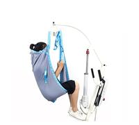 YXCMD Imbracatura per il sollevamento completo del paziente in rete traspirante con supporto per la testa - Capacità di carico di 600 libbre per facili trasferimenti dalla sedia a rotelle al letto