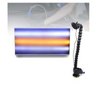 YXCMD Lampada PDR per Riparazione Ammaccature Senza Vernice, Rilevatore di Ammaccature LED con Batteria Ricaricabile e Ventosa - Strumento Portatile per Carrozzeria - Include 2 Batterie