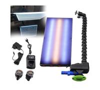 YXCMD Ottimizzato: Lampada LED per Riparazione Bozze Senza Vernice, Pannello Luce 3 Linee 12V con Ventosa per Rimozione Ammaccature Auto e Danni Grandine, Strumento Rilevazione Bozze Carrozzeria