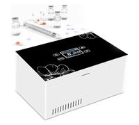 YXCMD Refrigeratore Portatile per Insulina - Custodia Termica Medica Ricaricabile USB, Controllo Temperatura 2°C-18°C, Compartimento Alluminio per 11 Penne + 36 Flaconi, Ideale per Viaggi/Casa/Auto