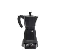 YXCPFEO Caffettiera elettrica in Alluminio da 300 ml, 6 Tazze, Macchina for caffè Espresso Italiana, Strumenti Bar for veloci e convenienti(EU Standard 220V)