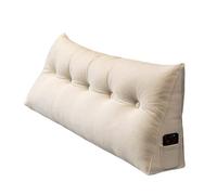 YXCQHZM Cuscino a cuneo, per testiera letto, per letto singolo, matrimoniale, king size, spazio per divano (bianco, 120 cm)