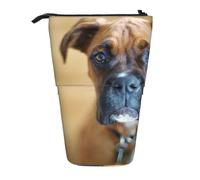 YXDVPALNE Boxer Cani Cuccioli Animali Domestici Cani,Astuccio telescopico, portapenne con supporto e astuccio con cerniera