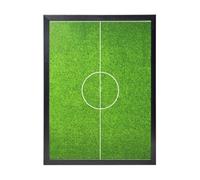 YXDVPALNE Campo dello stadio di football verde, Stampe artistiche da parete con cornice nera, dipinto decorativo da appendere alla parete, 30 x 40 cm
