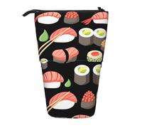 YXDVPALNE Cucina giapponese del sushi,Astuccio telescopico, portapenne con supporto e astuccio con cerniera