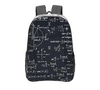 YXDVPALNE Matematica senza soluzione di continuità con le formule delle forme geometriche, Zaino da 16 pollici Zaino casual Zaino trasparente Zaino da scuola resistente all'acqua