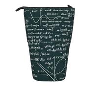 YXDVPALNE Modello di formule matematiche scritte a mano,Astuccio telescopico, portapenne con supporto e astuccio con cerniera
