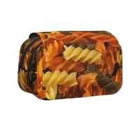 YXDVPALNE Pasta gustosa Astuccio portapenne portatile a doppia conchiglia con cerniera