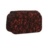 YXDVPALNE Programmatore Codice Rosso Astuccio portapenne portatile a doppia conchiglia con cerniera