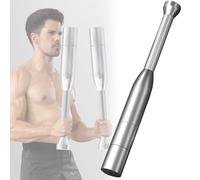 YXFAZPP Esercizio Club con mazza in acciaio, bastoncini indiani regolabili Macebell, esercizio muscolare completo corpo, fitness, stretching, condizionamento e riabilitazione Spalle (17.6)