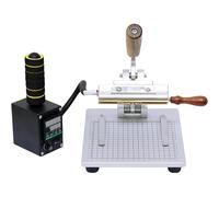 YXFAZPP Macchina per goffratura per Stampa a Caldo, pressa a Caldo Digitale con Schermo, precisione Fino a 1 mm/Area