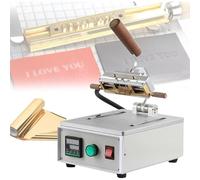 YXFAZPP Macchina per Stampa a Caldo con Lamina da Tavolo, Stamper a Caldo con Display Digitale, stampi Possono Essere sostituiti