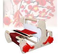 YXFAZPP Machine à dessiner en Bois à tisser Ajustable, Machine à tisser de Bureau, largeur de tissage de 20 cm, pour Assemblage à la Main, Dessin Libre.