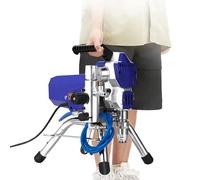 YXFAZPP Spruzzatore di Vernice airless Elettrico, Macchina a spruzzo airless ad Alta Pressione 260N / S, spruzzatore di Vernice Portatile da 32 Piedi, con manometro e Maniglia