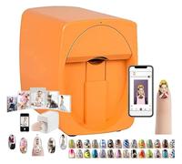 YXFAZPP Stampante per Nail Art, Macchina per Stampa di Modelli per Nail Art, Modelli Personalizzati per Stampa a Colori, Posizionamento della Fotocamera, per Bambini/Studio