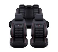 YXFCD Auto Set Coprisedili per Citroën C5 II Tourer, SePkus, Coprisedili Auto Universale 5-Seat Full Set Pelle Impermeabile Traspirante Accessori Interno,D/Black Red